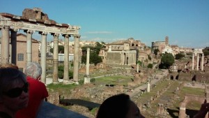 Ruins of the Forum in Rome