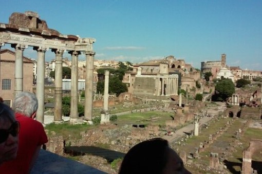 Ruins of the Forum in Rome