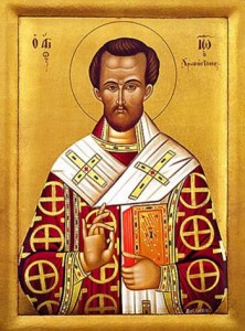 St. John Chrysostom, patron of preachers, champion of St. Paul