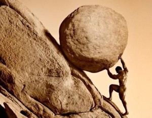 Reading arguments on the internet is only slightly less frustrating than being Sisyphus