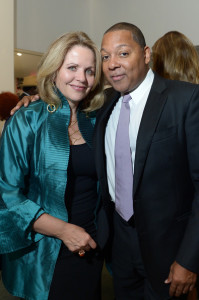 Marsalis with another consummate pro, Renee Fleming. There are many hours of dull, hard work behind their effortless musicality.