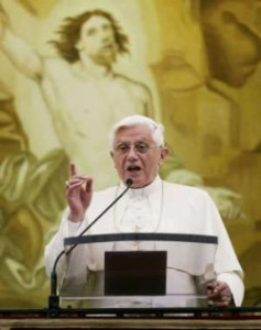 Pope Benedict XVI at the Regensburg Address
